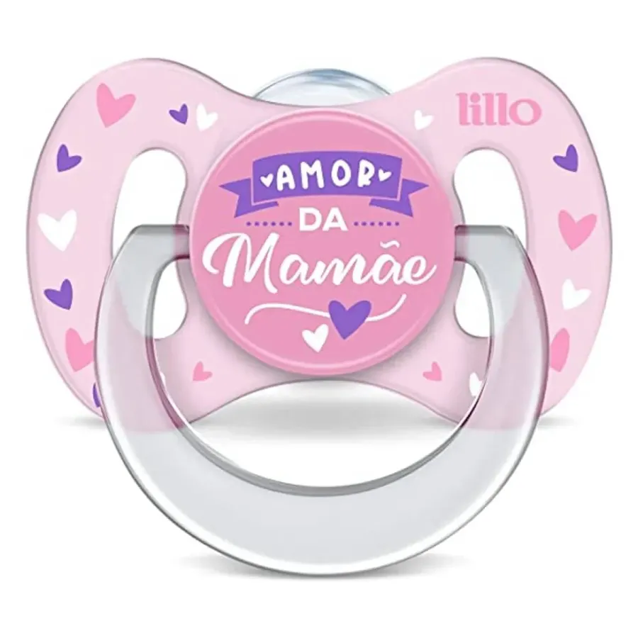 Chupeta Lillo Funny Amor Nº 1 Or Sl Rosa