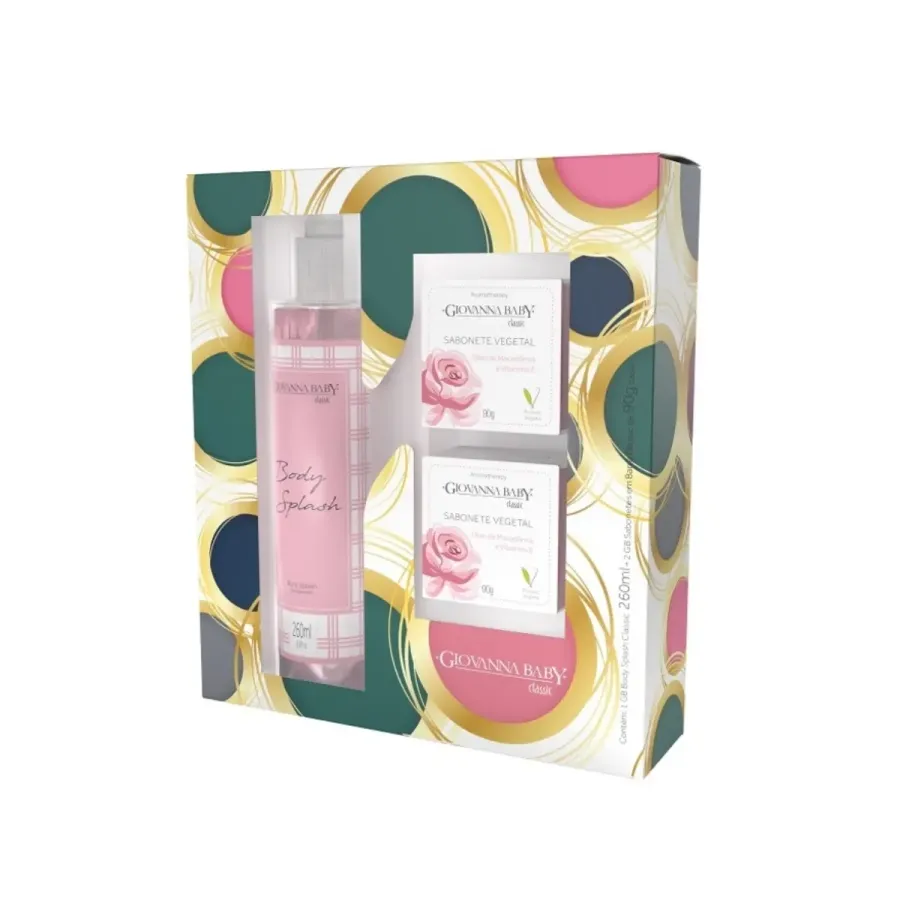 KIT GIOVANNA BABY LOÇÃO 50G+2SAB 90G CHERRY