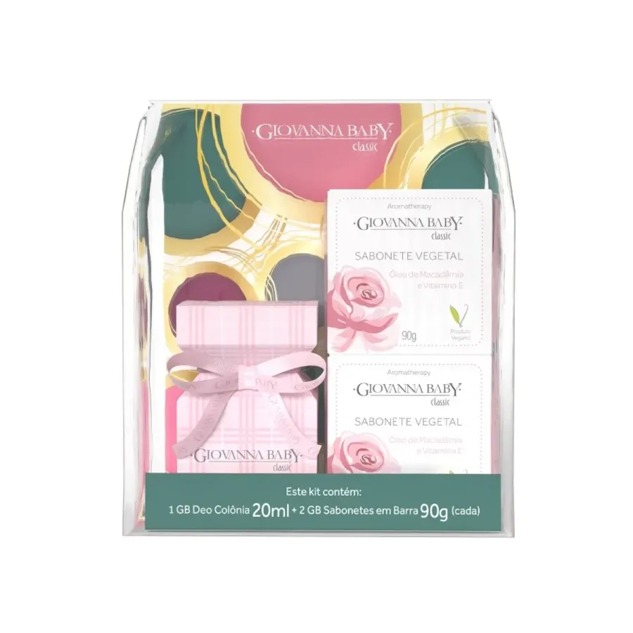 KIT GIOVANNA BABY MINI 20ML+SAB 90G CL 2UN