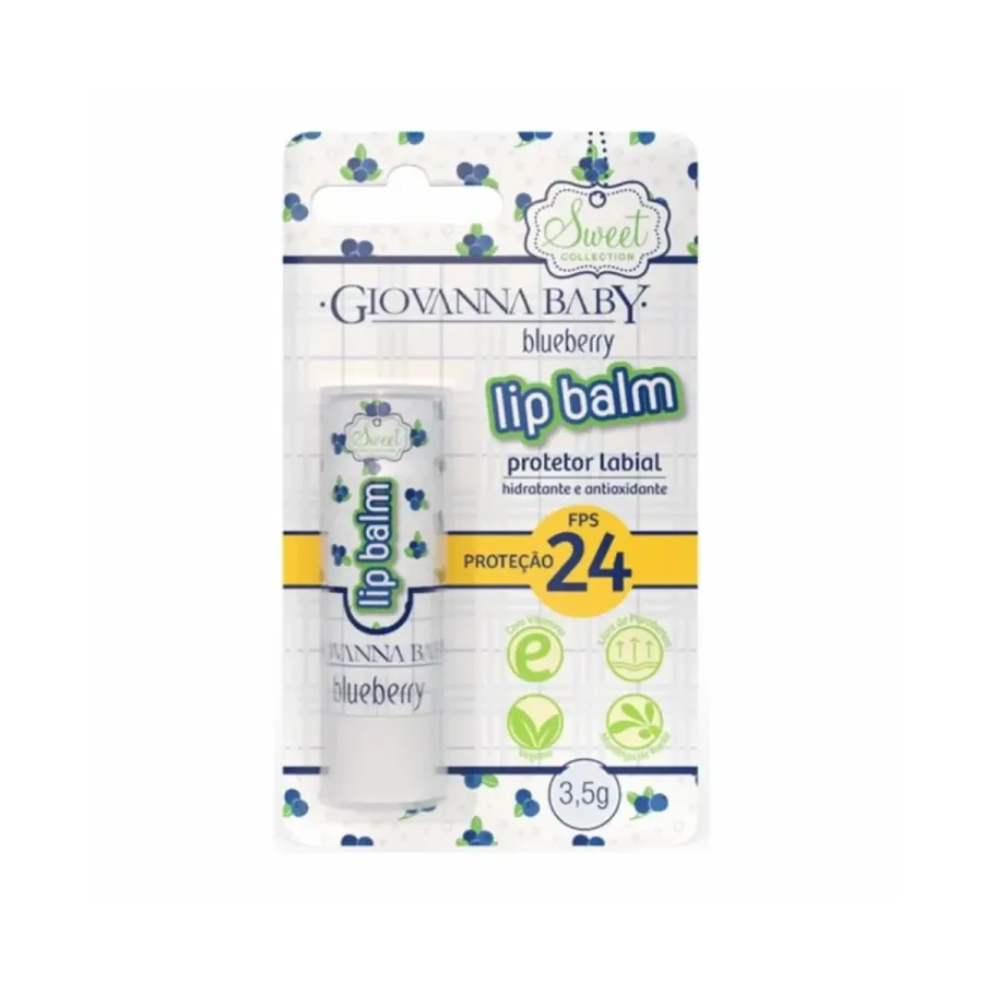 Protetor Labial Giovanna Baby 3,5g Blueberry