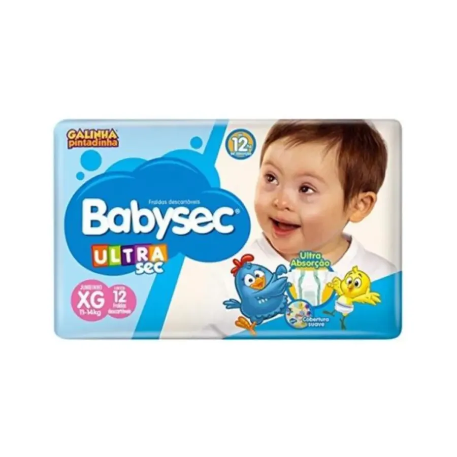 FRALDA BABYSEC ULTRA JUMBINHO XG C/12UND