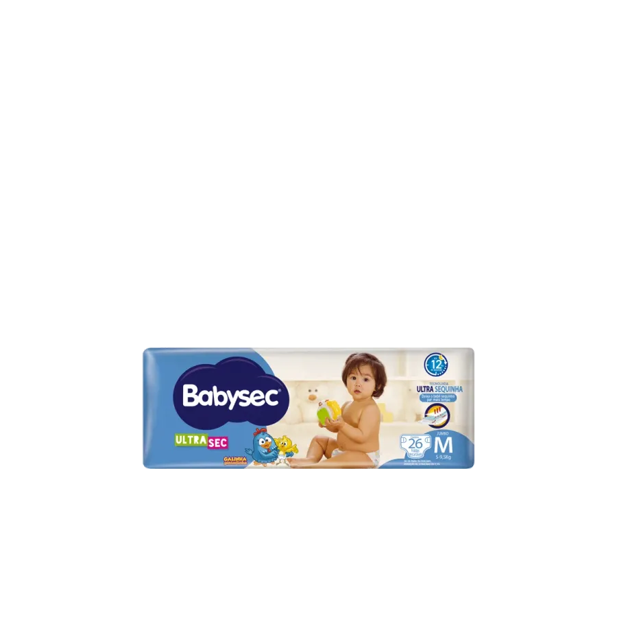 FRALDA BABYSEC ULTRA JUMBO M C/26UND