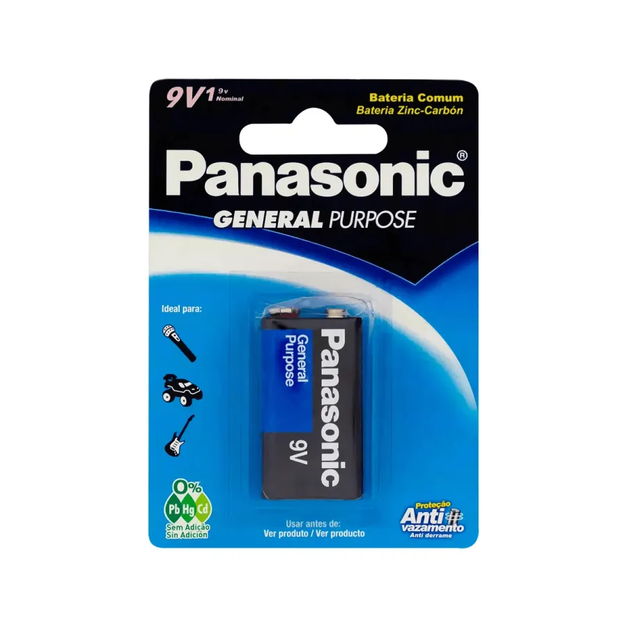 Bateria Panasonic 9v