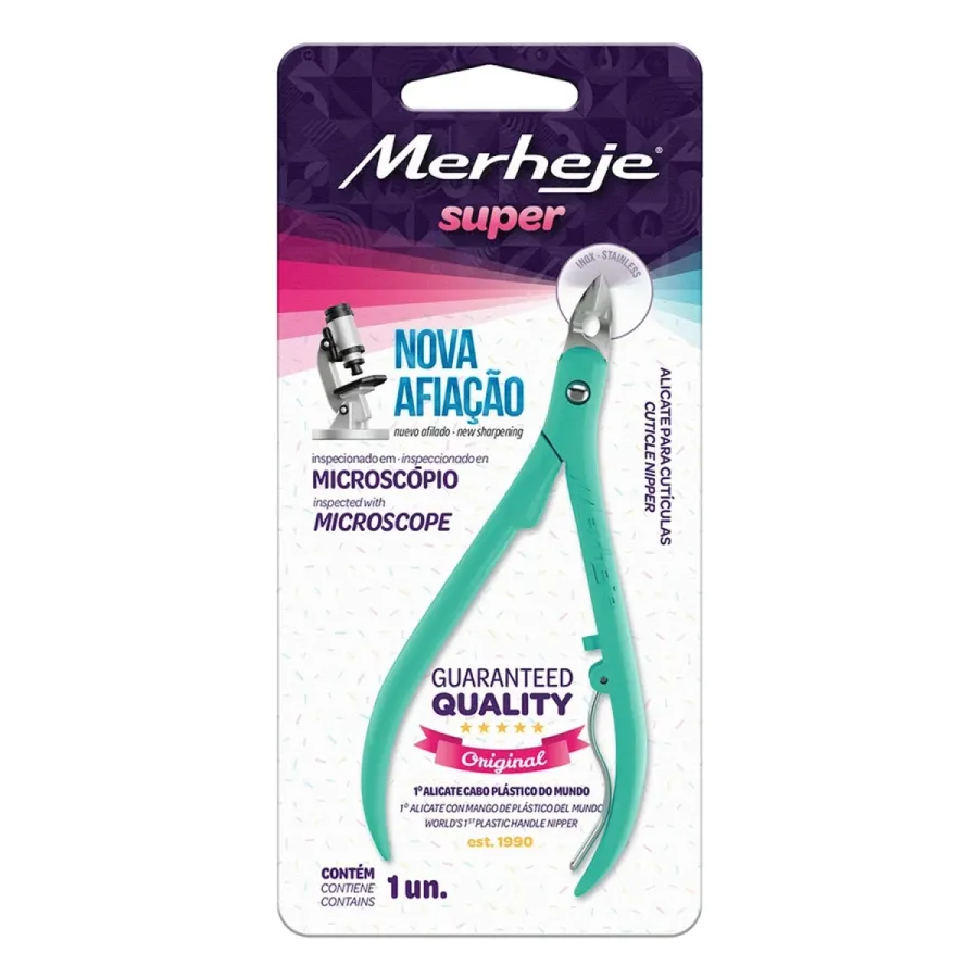Alicate para Cutícula Merheje Verde