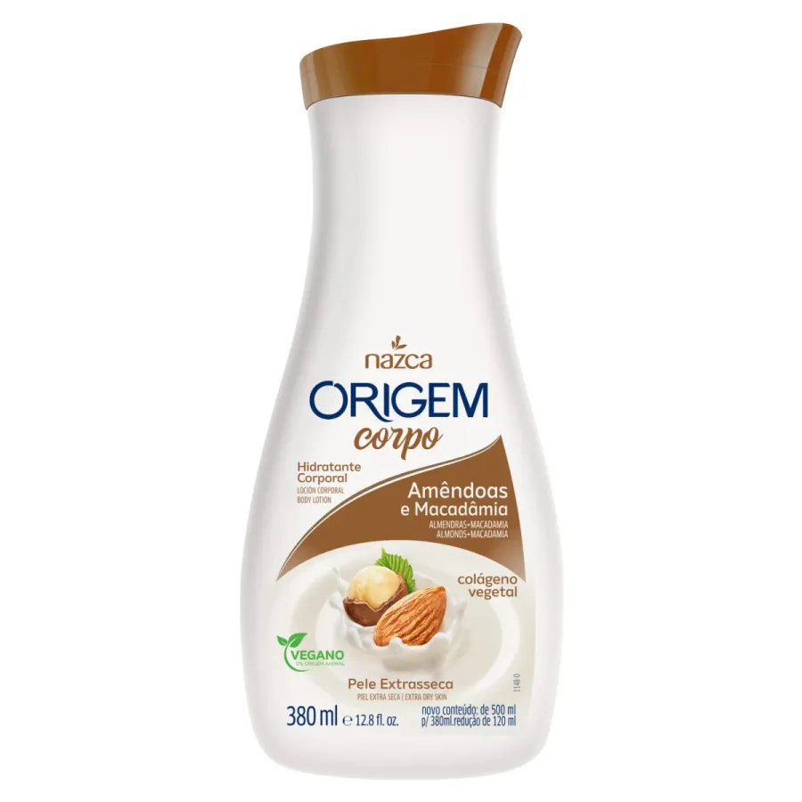 Hidratante Origem 380ml Amêndoas Macadamia
