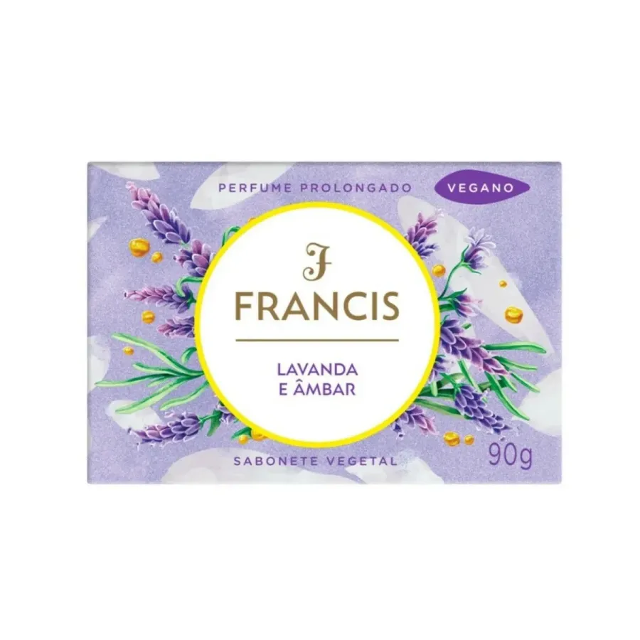 Sabonete Francis Clássico 90g Lilas Sem Rosas Luxemburgo