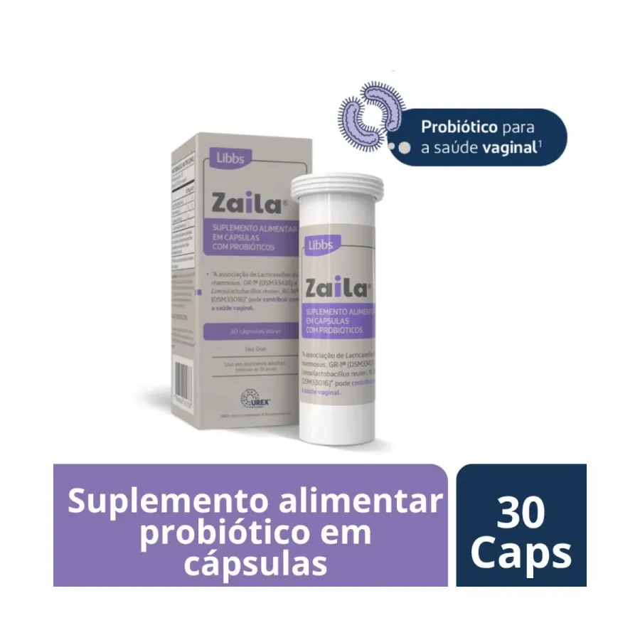 Suplemento Alimentar Zaila 30 Cápsulas