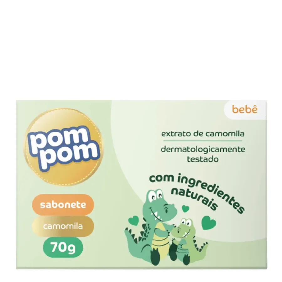 Pom Pom Sabonete Infantil de Camomila 70g