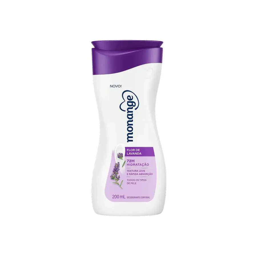 Leite Hidrat Monange 200ml Flor de Lavan
