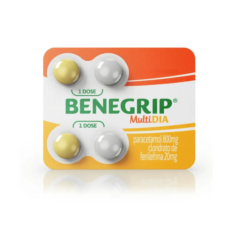 Benegrip Multi Dia 4 Comprimidos