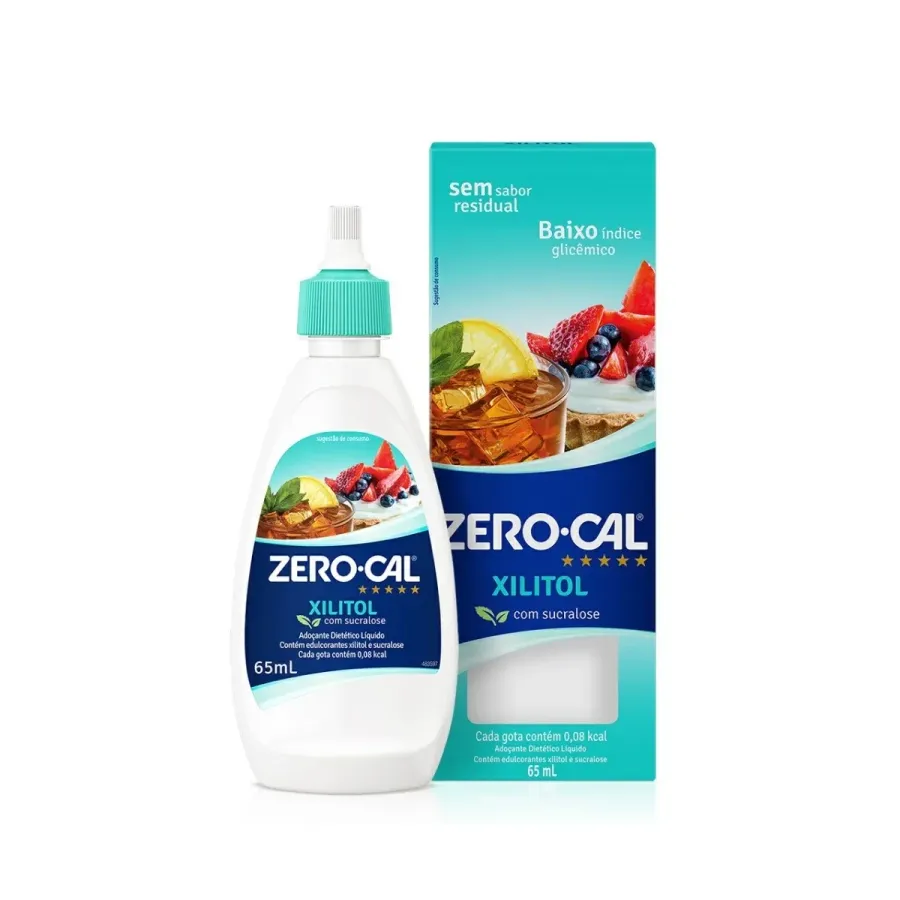 Adoçante Dietético Líquido Zero Cal Xilitol 65ml