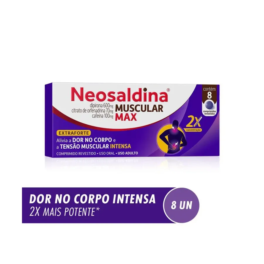 NEOSALDINA MUSCULAR MAX 08CPR