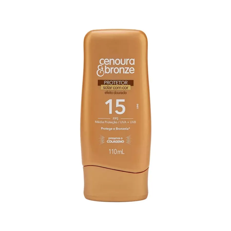 Protetor Solar Corporal com Cor Cenoura & Bronze FPS15 110ml