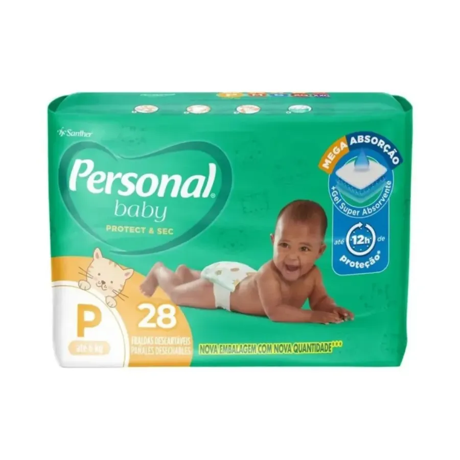FRALDA PERSONAL BABY JUMBO P C/28UND