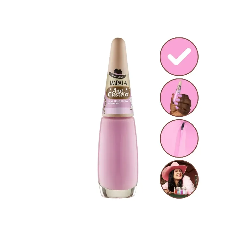 Esmalte Cremoso e a Boiadeira Ana Castela Impala Manicure