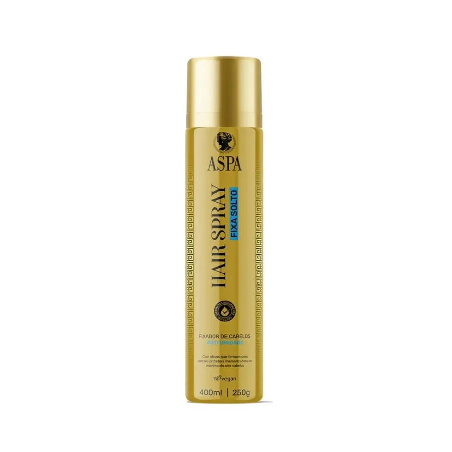 Fixador de Cabelos Aspa Hair Spray Fixa Solto 400ml