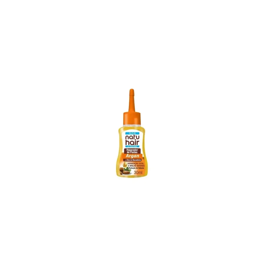 REPARADOR DE PONTAS NATU HAIR 30ML OLEO ARGAN+MACADAMIA