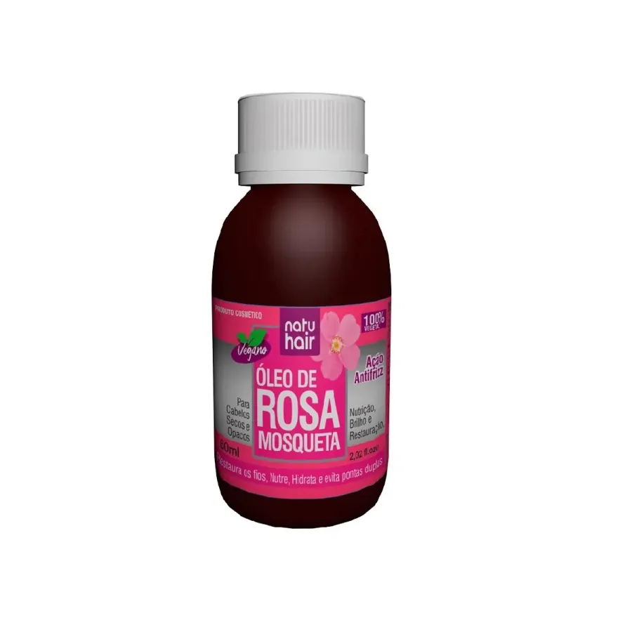 OLEO CAP NATU HAIR 60ML ROSA MOSQUETA