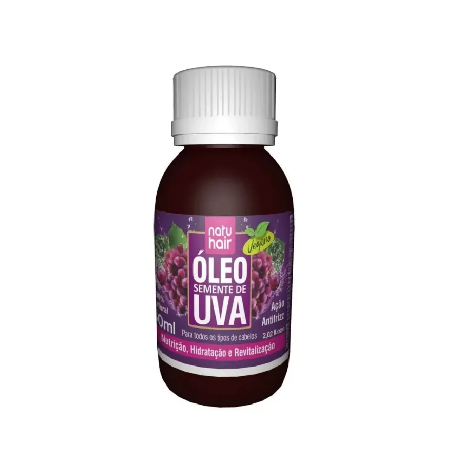 OLEO CAP NATU HAIR 60ML SEMENTE DE UVA