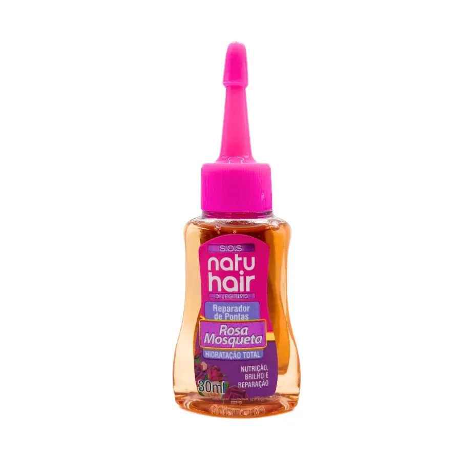Reparador de Pontas NatuHair S.O.S. Óleo de Rosa Mosqueta 30 mL