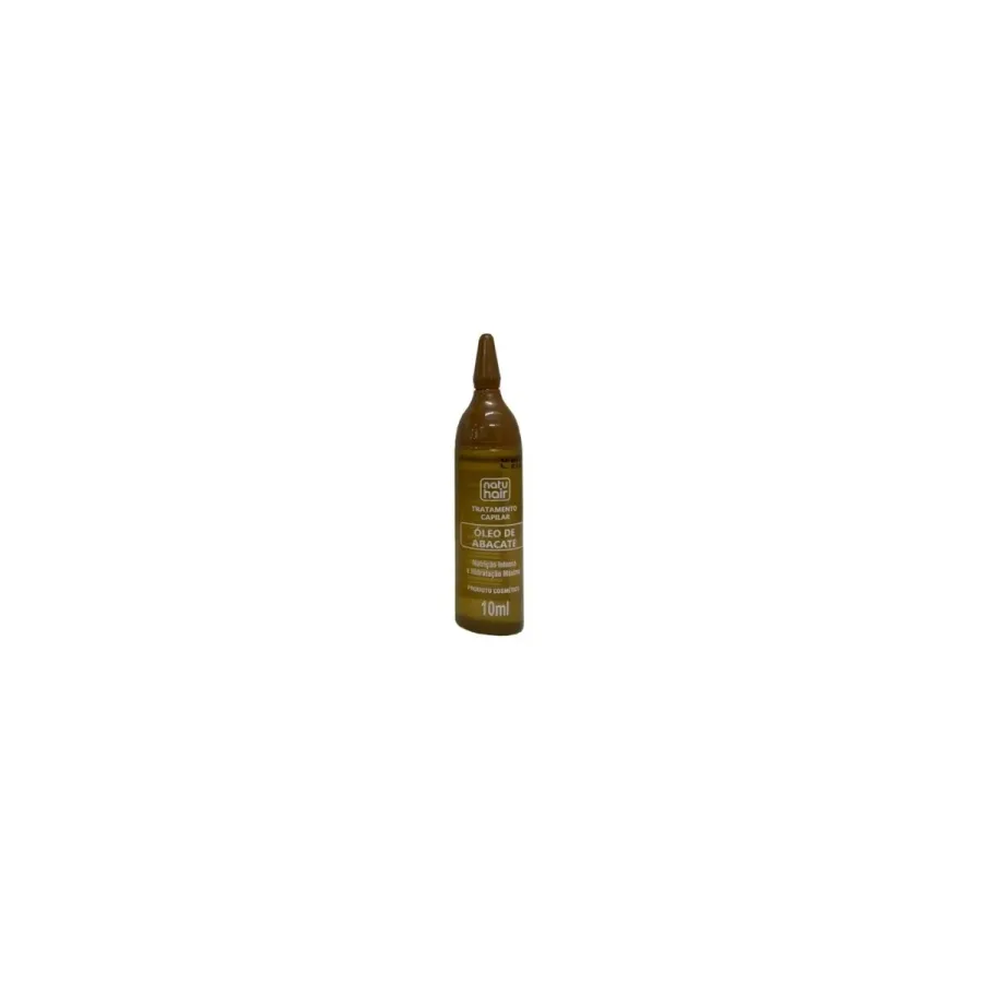 AMPOLA CAPILAR NATU HAIR 10ML OLEO DE ABACATE