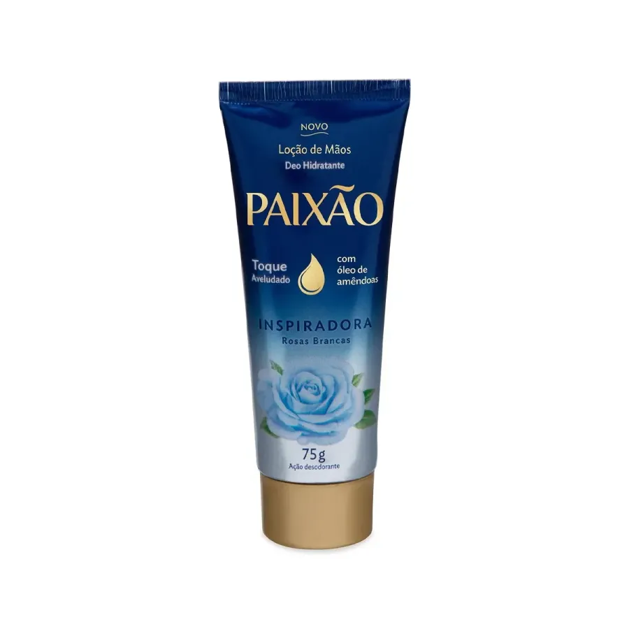 Loção Hidratante Paixão Inspiradora Rosas Brancas 75g
