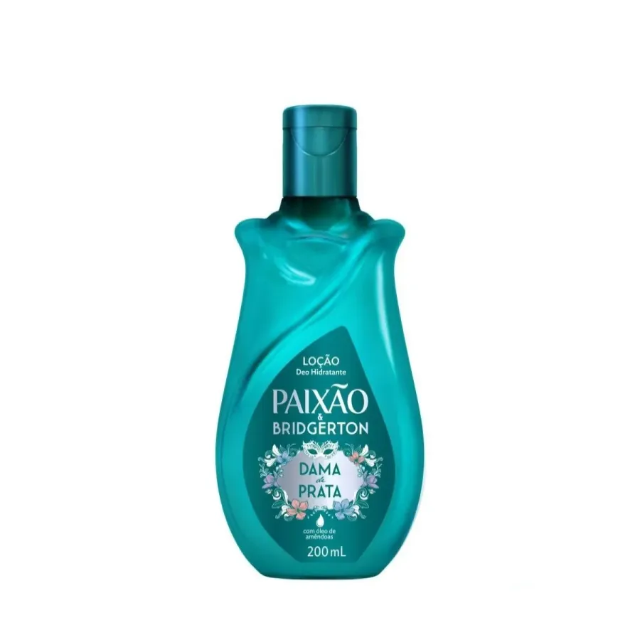 Loção Hidratante Corporals Paixão & Bridgerton Dama de Prata com Amêndoa 200ml