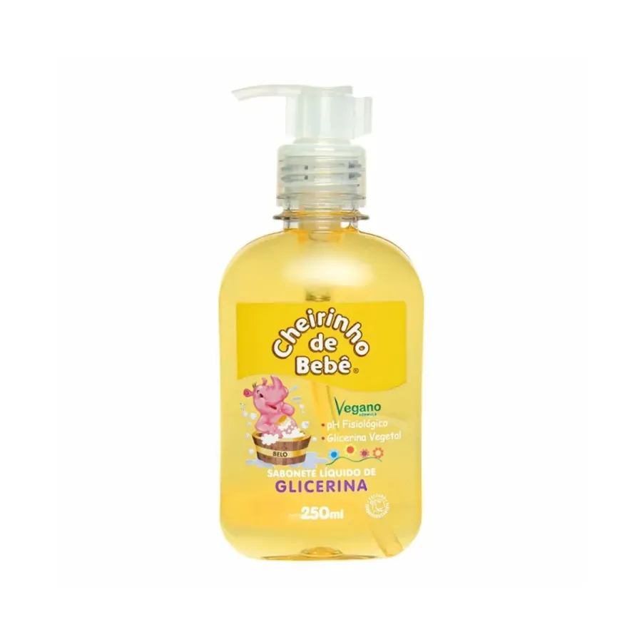 Sabonete Líquido Infantil de Glicerina Cheirinho de Bebê 250ml