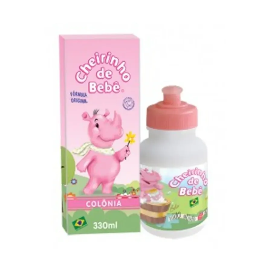 Colônia Cheirinho de Bebê Rosa 210ml
