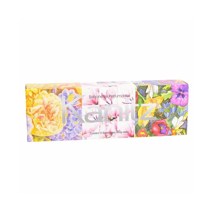 Kit Sabonete Kanitz Lorence com 3 Unidades de 90g Cada