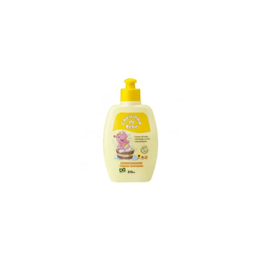 Condicionador Cheirinho de Bebe 210ml Amarelo