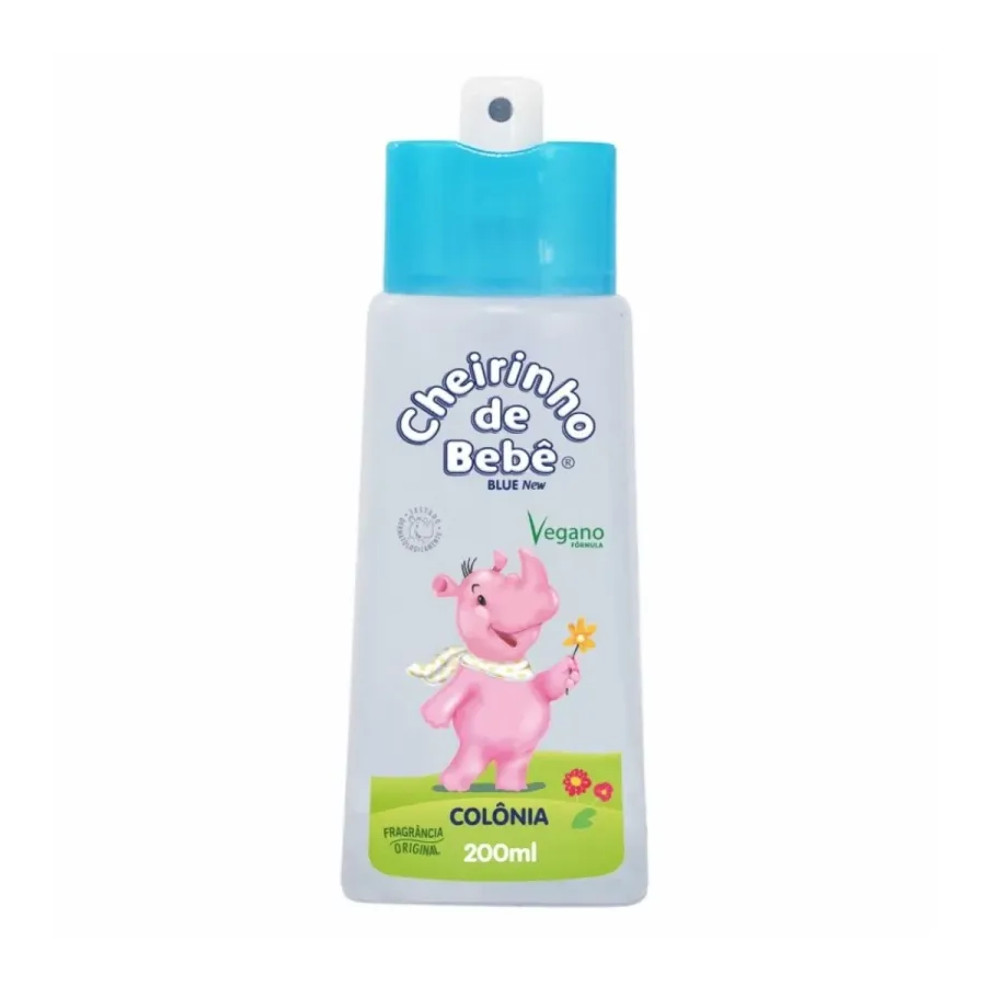 Colônia Cheirinho de Bebe 210ml Azul Kanitz
