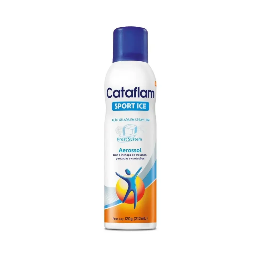 Analgésico Cataflam Aerossol Sport Ice Alívio da Dor 60g Spray