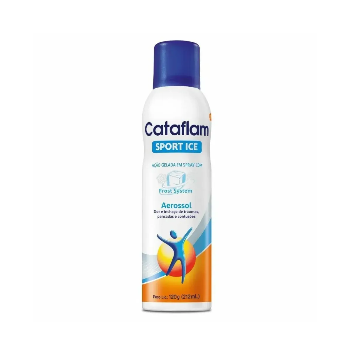Analgésico Aerossol Cataflam Sport Ice Alívio da Dor, Inchaço e Vermelhidão 120g Spray