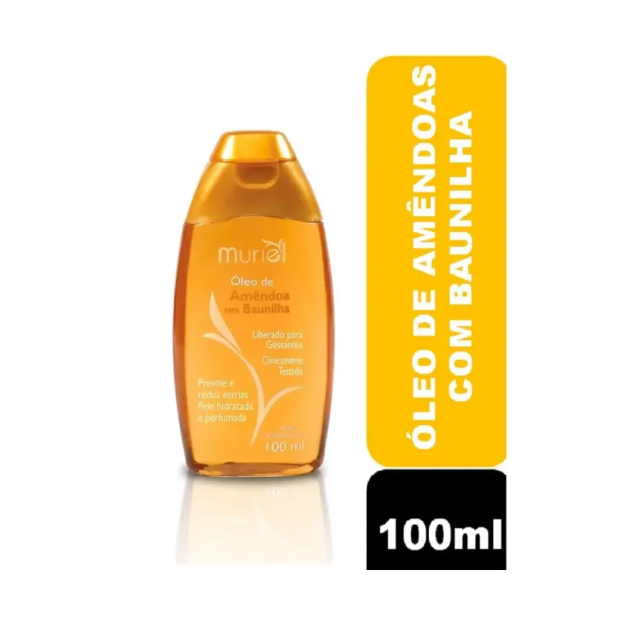Óleo Amêndoas Muriel 100ml com Baunilha