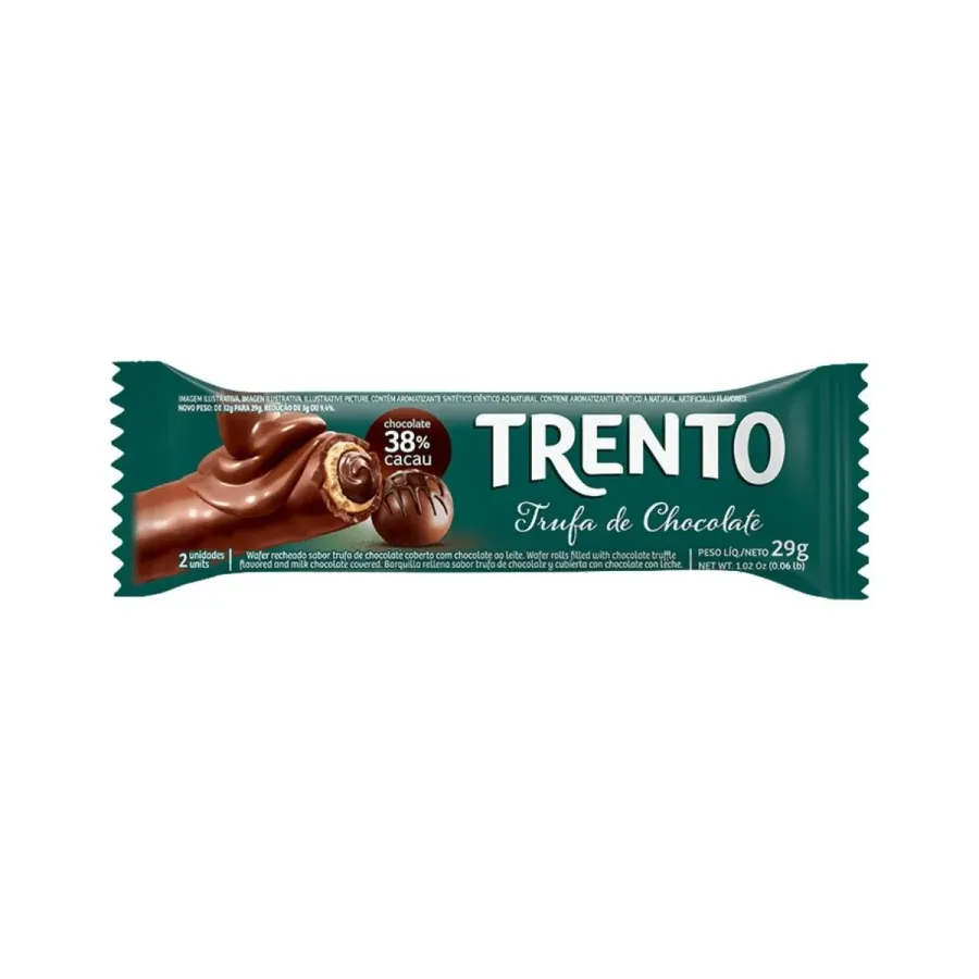 Chocolate Wafer Trento Trufa de Chocolat
