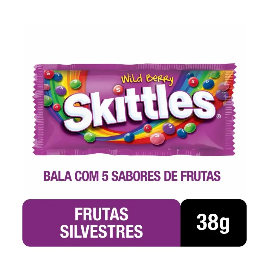 Bala Skittles Wild Berry 38g