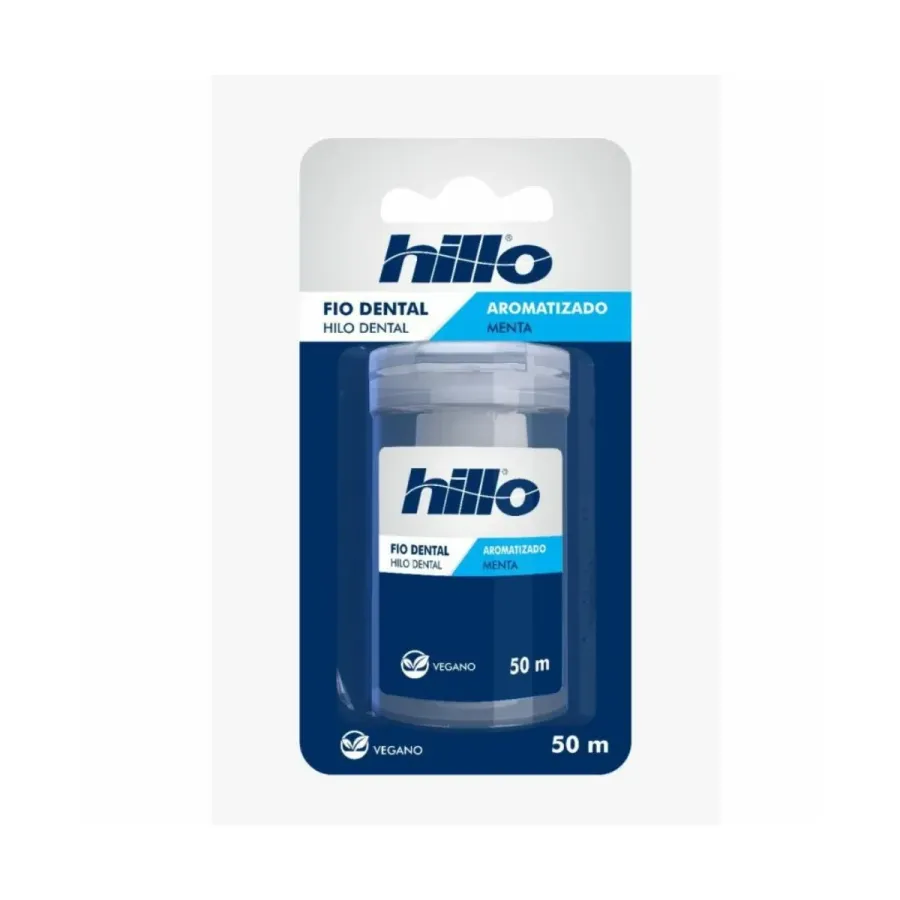FIO DENTAL HILLO VEGANO MENTA 50M