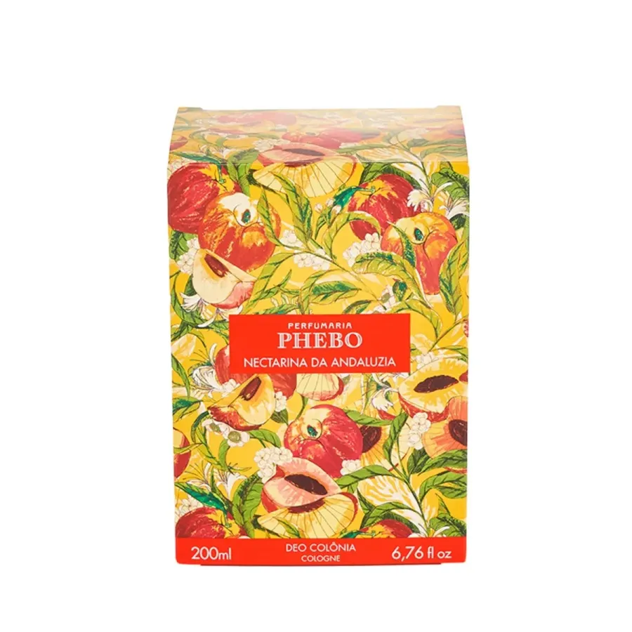 Colônia Phebo Mediterrâneo Nectarina da Andaluzia Unissex 200ml 200ml