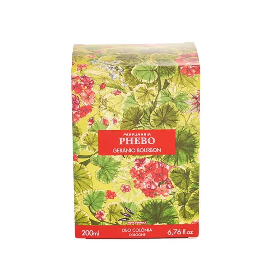 Desodorante Colônia Phebo Gerânio Bourbon 200ml