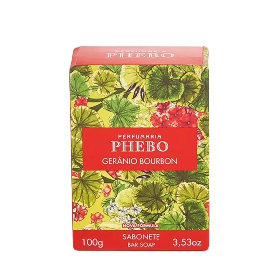 Sabonete em Barra Phebo Gerânio Bourbon 100g