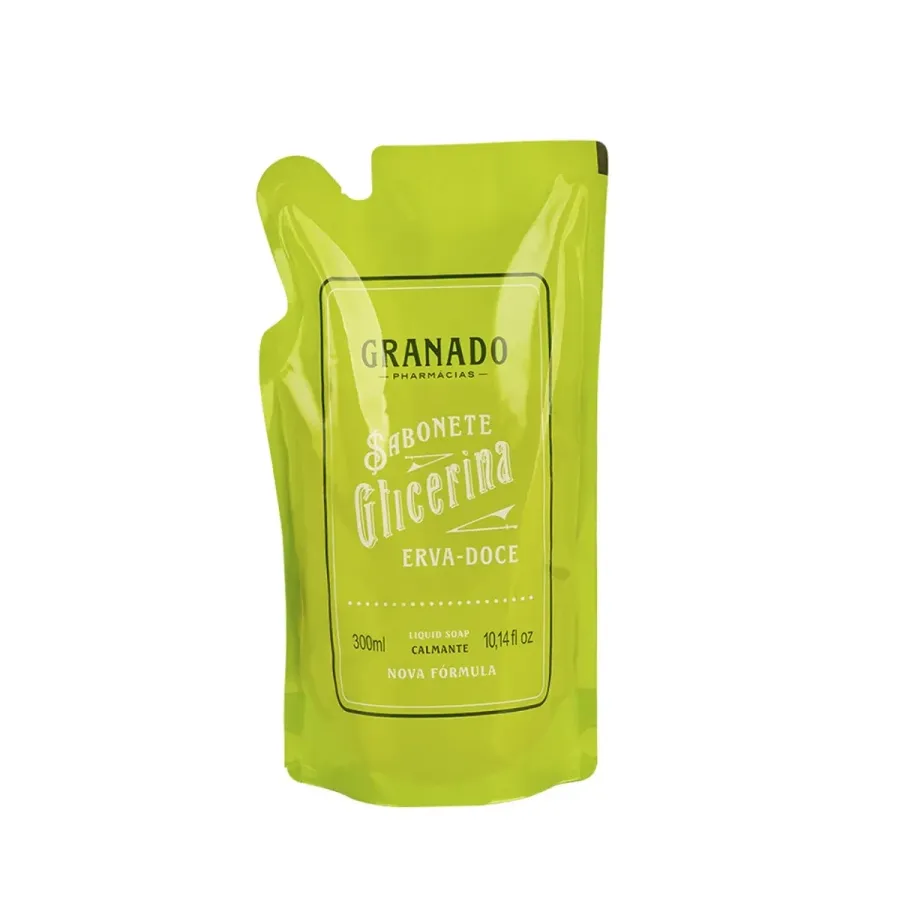 SAB LIQ GRANADO REFIL 300ML ERVA DOCE