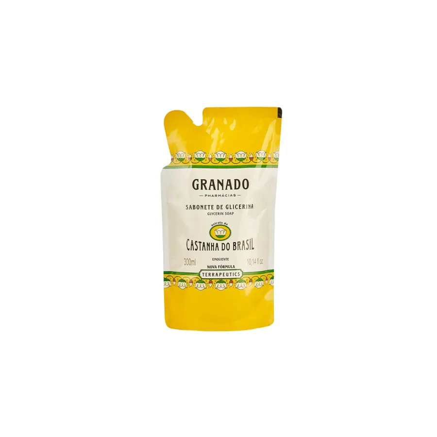 SAB LIQ GRANADO REFIL TERRAPEUTICS 300ML CASTANHA DO BRASIL