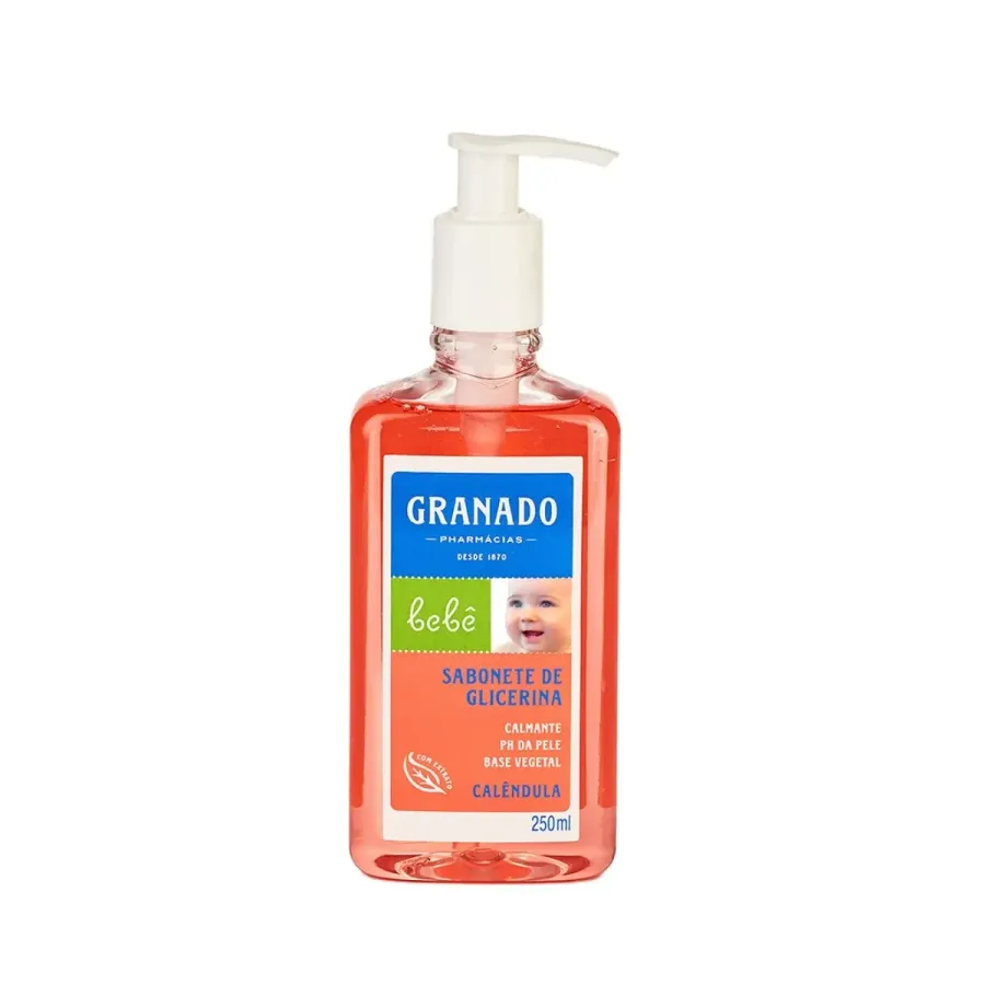 Sabonete Líquido Infantil de Glicerina Granado Bebê Calêndula 250ml