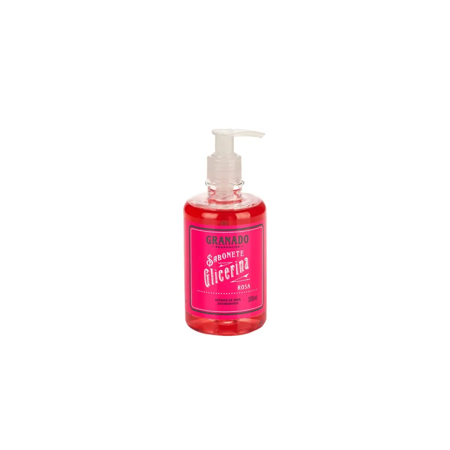 SABONETE LIQUIDO GRANADO REFIL GLICERINA ROSA 300ML