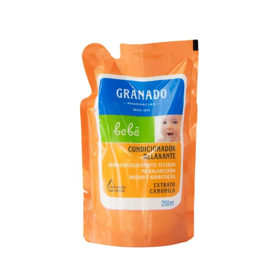 Condicionador Relaxante Granado Bebê Extrato de Camomila 250ml Refil
