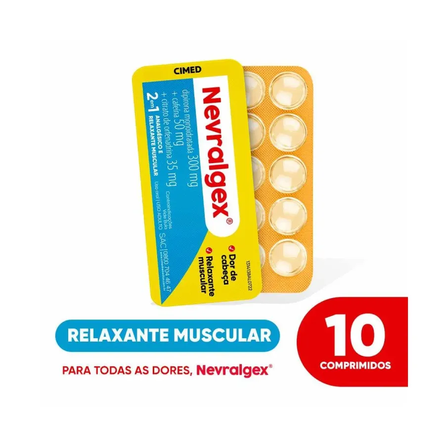Nevralgex Cimed 10 Comprimidos