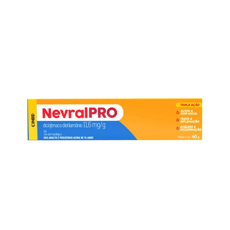 Analgésico e Anti-Inflamatório Nevralpro 11,6mg/G 60g Gel