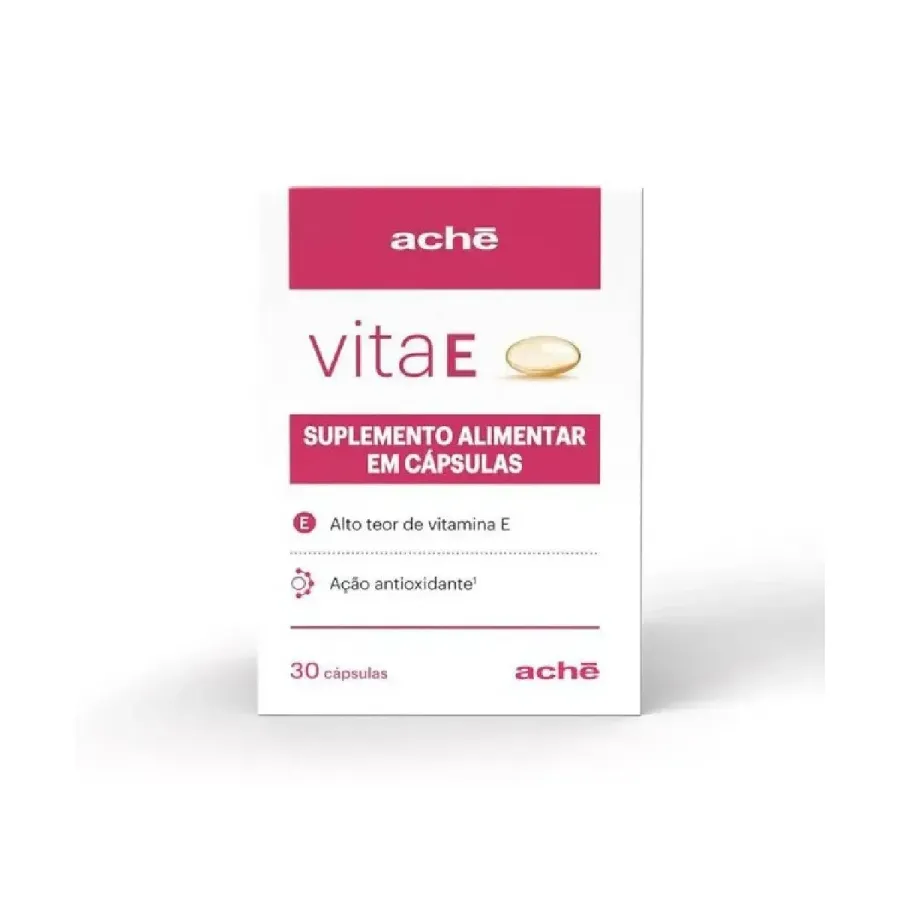 Suplemento Vitamínico Aché Vita e 30 Cápsulas