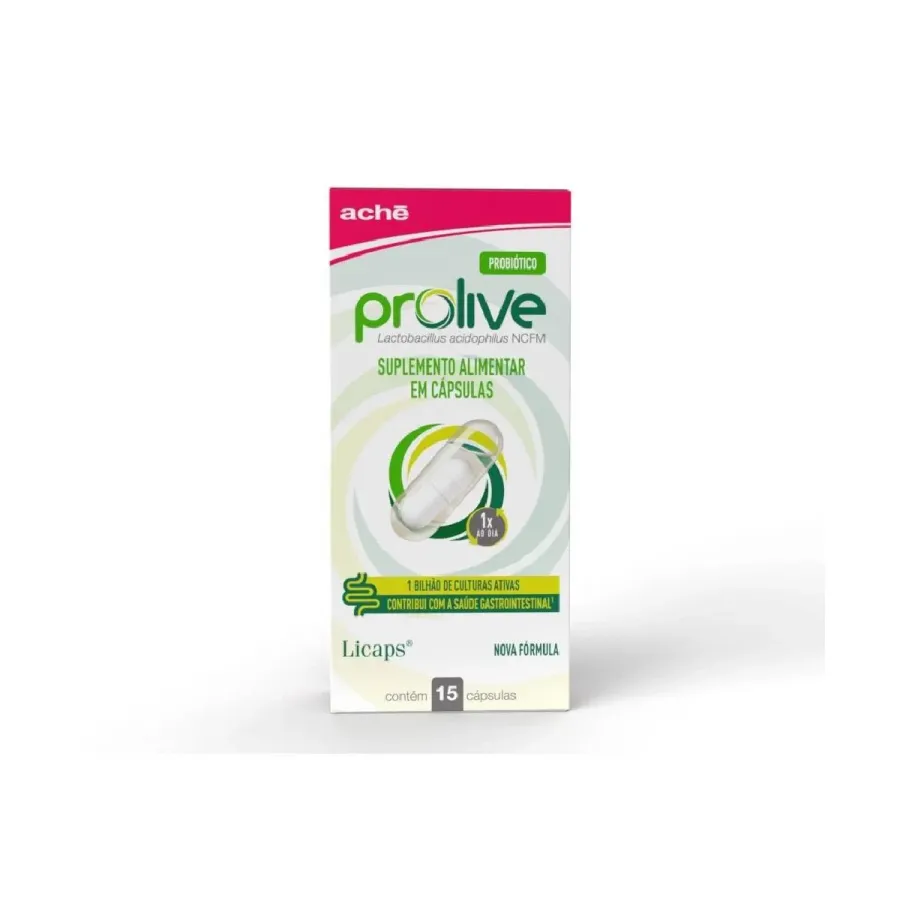 Suplemento Alimentar Prolive 15 Cápsulas